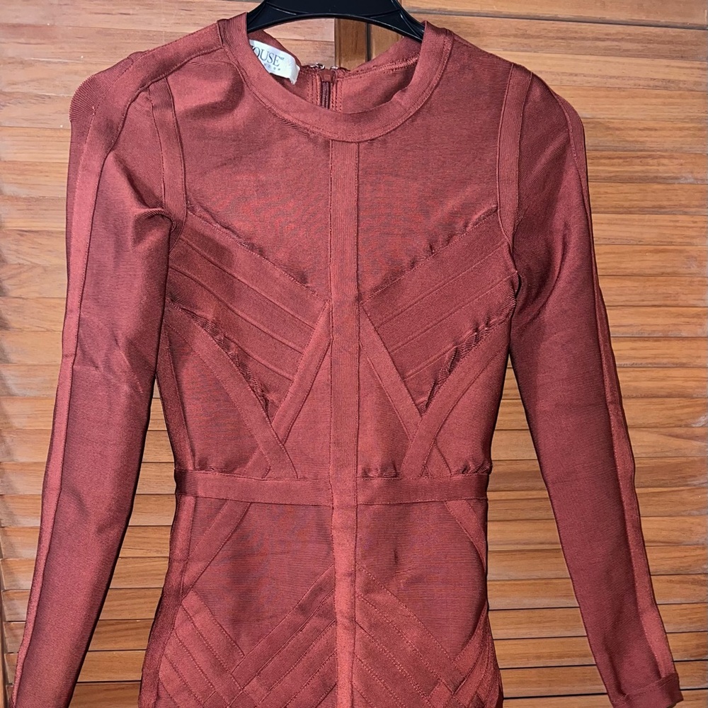 House of CB - Bandage Rust Dress